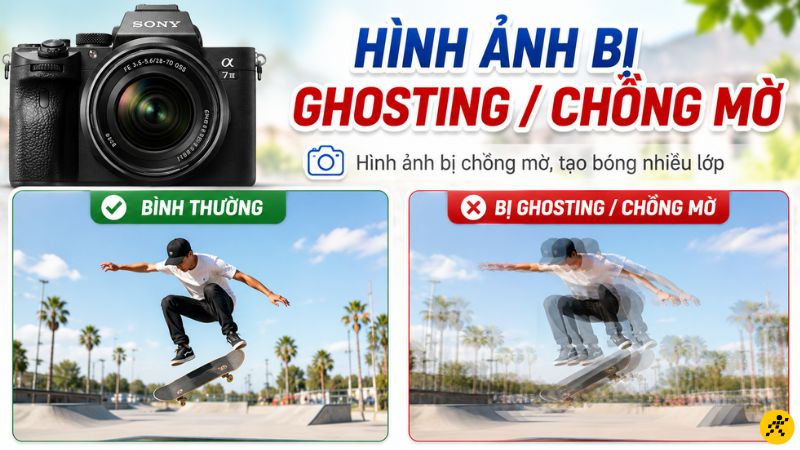 H&igrave;nh ảnh c&oacute; hiện tượng ghosting hoặc chồng mờ