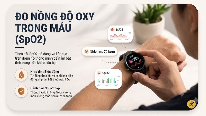 Đo nồng độ oxy trong máu (SpO2) Đo nồng độ oxy trong máu (SpO2)