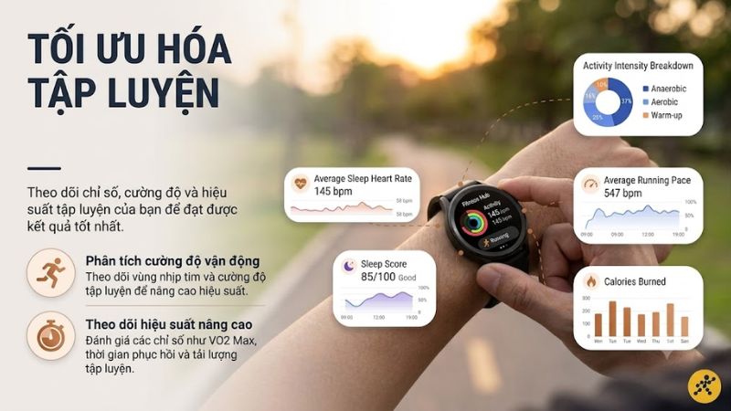 Đồng hồ thông minh là người bạn đồng hành lý tưởng dành cho những ai thường xuyên tập luyện thể thao Đồng hồ thông minh là người bạn đồng hành lý tưởng dành cho những ai thường xuyên tập luyện thể thao
