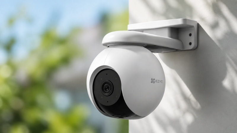 Camera Ezviz H8 Pro phù hợp lắp ở sân trước, cổng nhà, gara, bãi xe nhỏ hoặc lối ra vào cửa hàng Camera Ezviz H8 Pro phù hợp lắp ở sân trước, cổng nhà, gara, bãi xe nhỏ hoặc lối ra vào cửa hàng