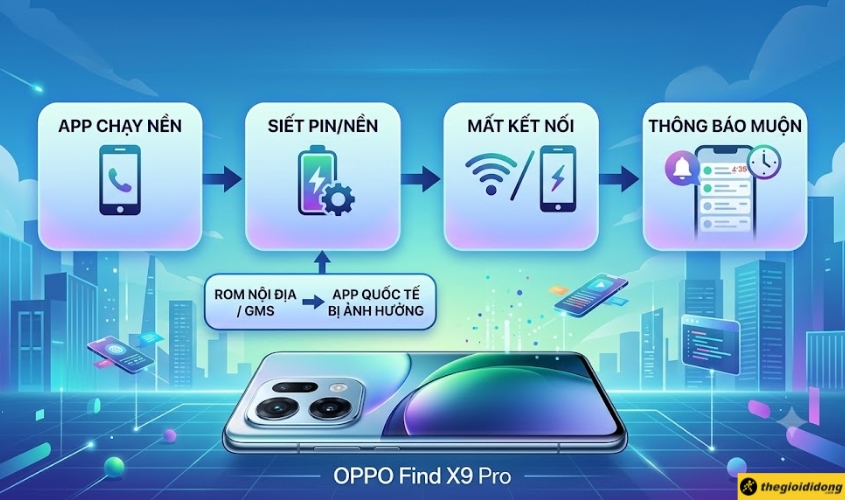 Nguyên nhân khiến OPPO Find X9 Pro bị trễ thông báo Nguyên nhân khiến OPPO Find X9 Pro bị trễ thông báo