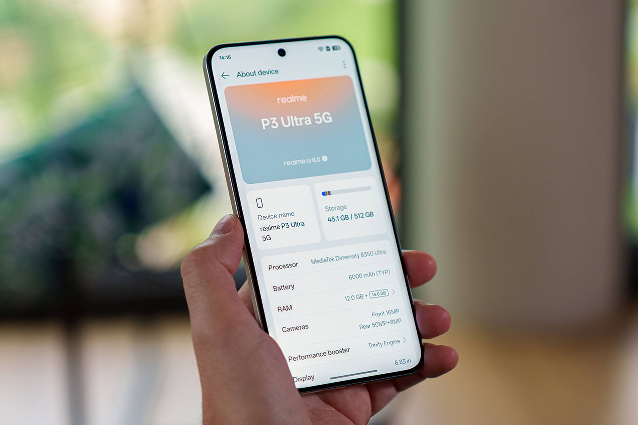Trên Tay Realme P3 Ultra 5G Trên Tay Realme P3 Ultra 5G