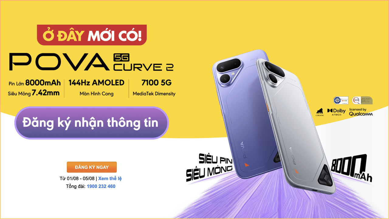 Giải mã TECNO Pova Curve 2 5G, cơ hội trúng suất mua điện thoại giảm 50%, 4 PMH trị giá 4 triệu và nhiều nữa Giải mã TECNO Pova Curve 2 5G, cơ hội trúng suất mua điện thoại giảm 50%, 4 PMH trị giá 4 triệu và nhiều nữa