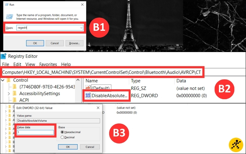 Cách vô hiệu hóa tính năng Absolute Volume trong Registry Cách vô hiệu hóa tính năng Absolute Volume trong Registry