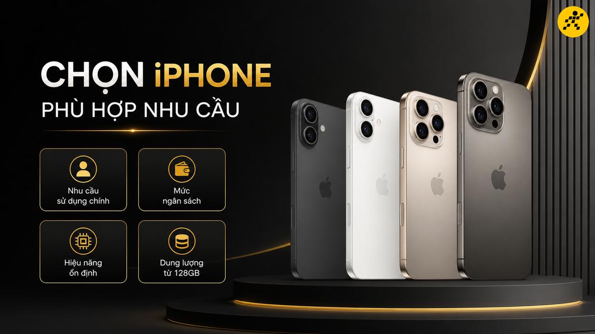 Hướng dẫn chọn mua iPhone phù hợp nhu cầu và ngân sách Hướng dẫn chọn mua iPhone phù hợp nhu cầu và ngân sách
