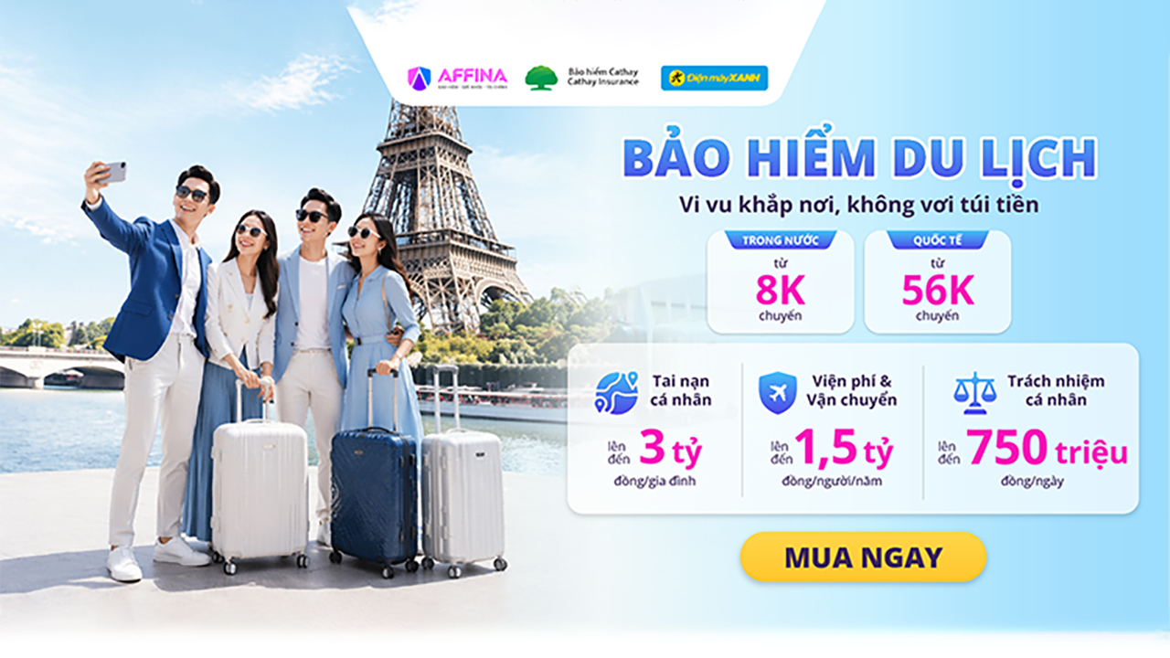 Mua Bảo Hiểm Du Lịch Chưa Bao Giờ Dễ Dàng Đến Thế, Có Ngay Trên App Quà Tặng Vip