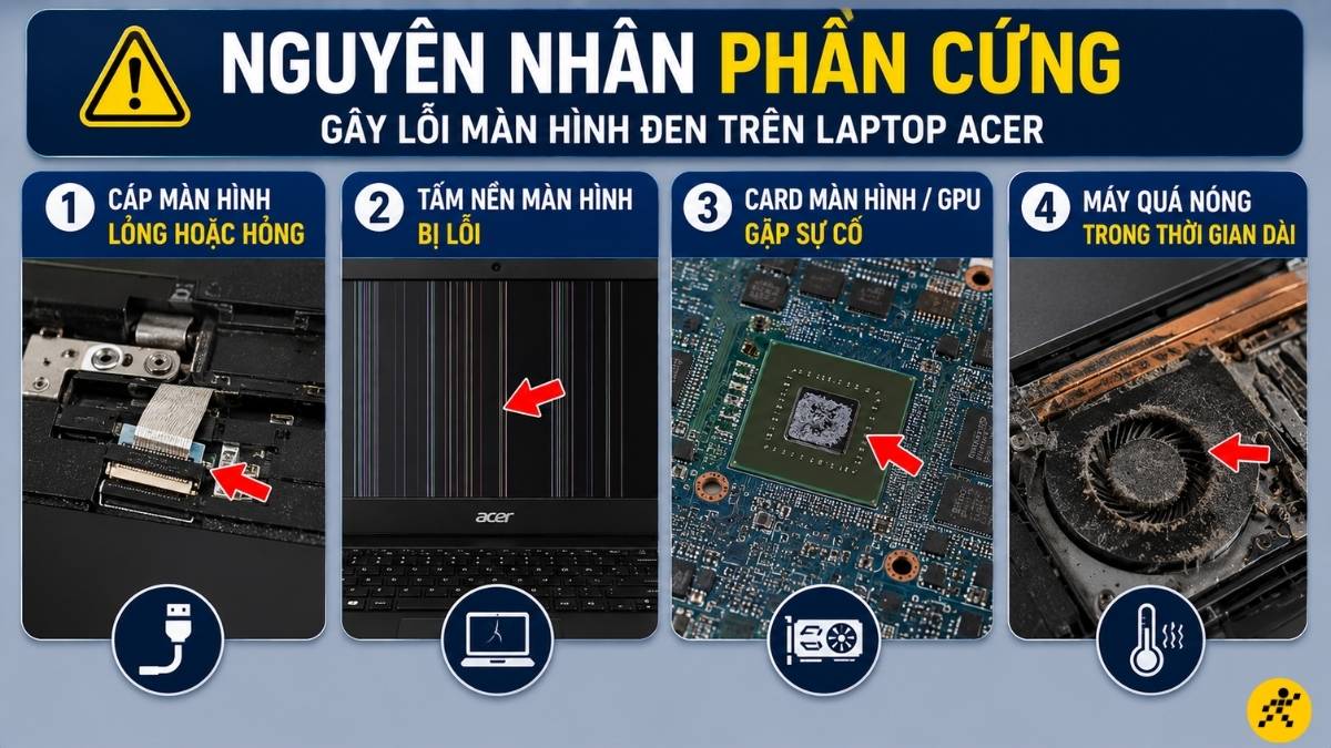 Nguyên nhân phần cứng Nguyên nhân phần cứng