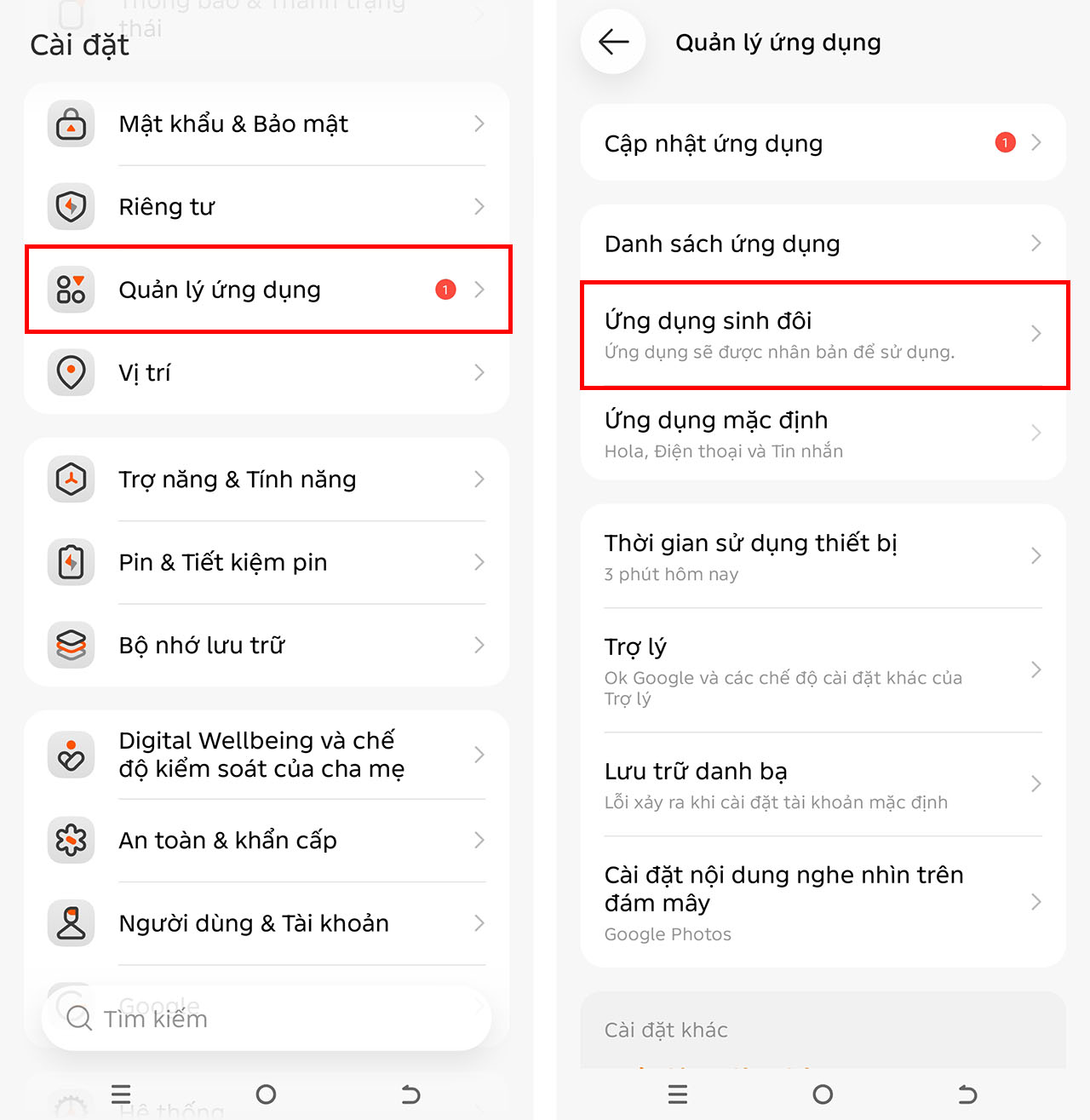 Cách nhân bản ứng dụng trên TECNO Pova Curve 2 5G