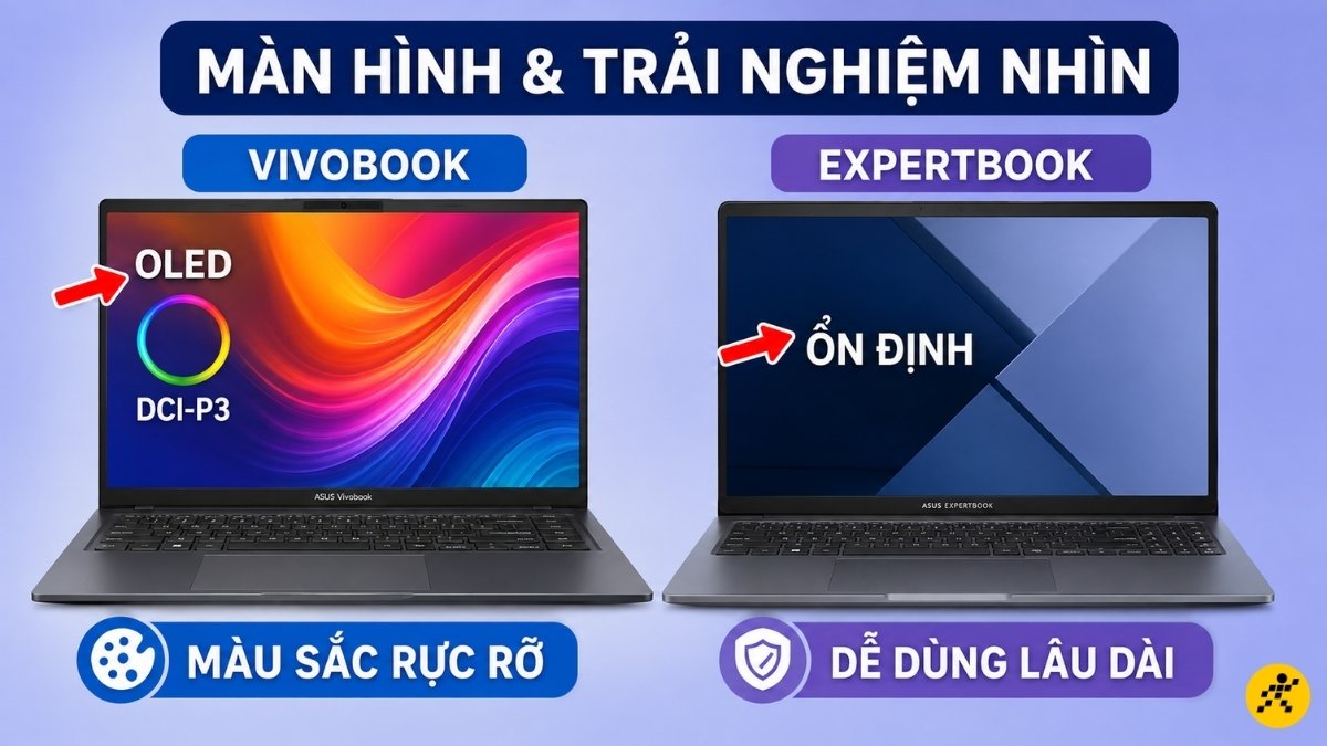 Màn hình và trải nghiệm nhìn Màn hình và trải nghiệm nhìn