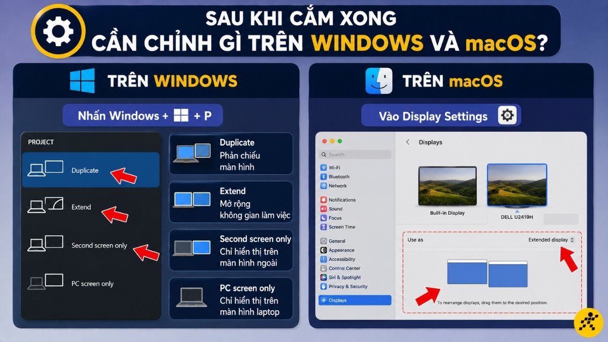 Chỉnh trên Windows và macOS Chỉnh trên Windows và macOS