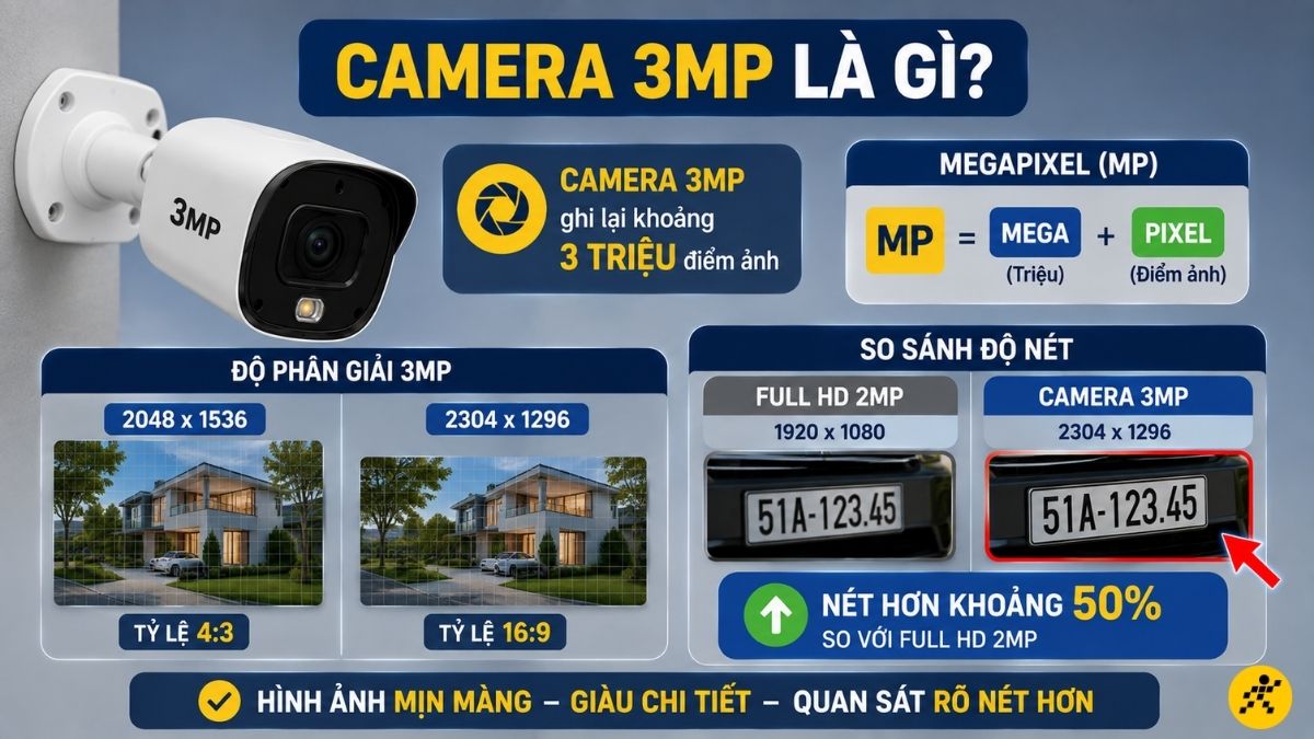Camera 3MP (3 Megapixel)