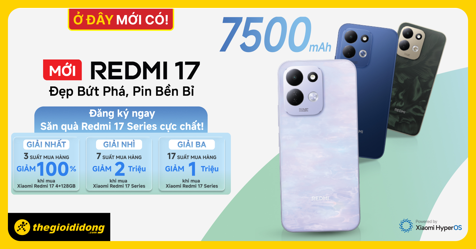 Ở Đây Mới Có Redmi 17 Mới, Mua Ngay Nhận Quà Tặng Đến 2.99 Triệu, Điện Thoại Giá Rẻ Pin 7.500 Mah