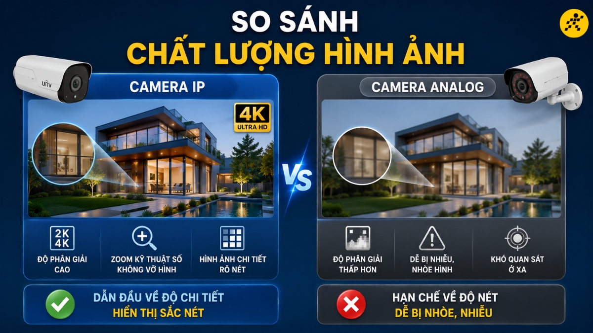 So s&aacute;nh chất lượng h&igrave;nh ảnh