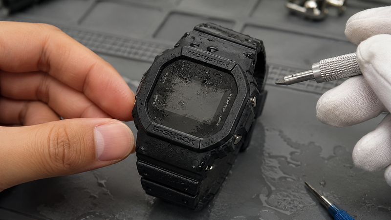Kiểm tra G-SHOCK bị v&agrave;o nước hoặc hư phần cứng