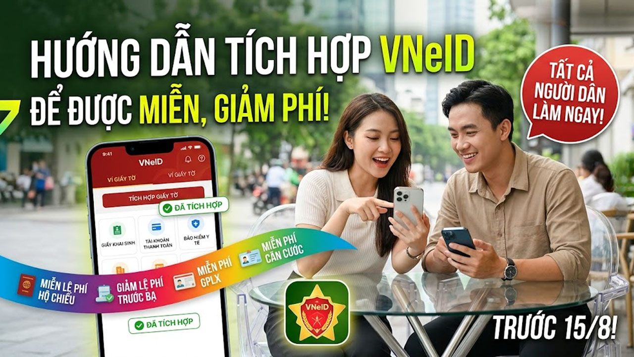 Cách Tích Hợp Thông Tin Trên Vneid