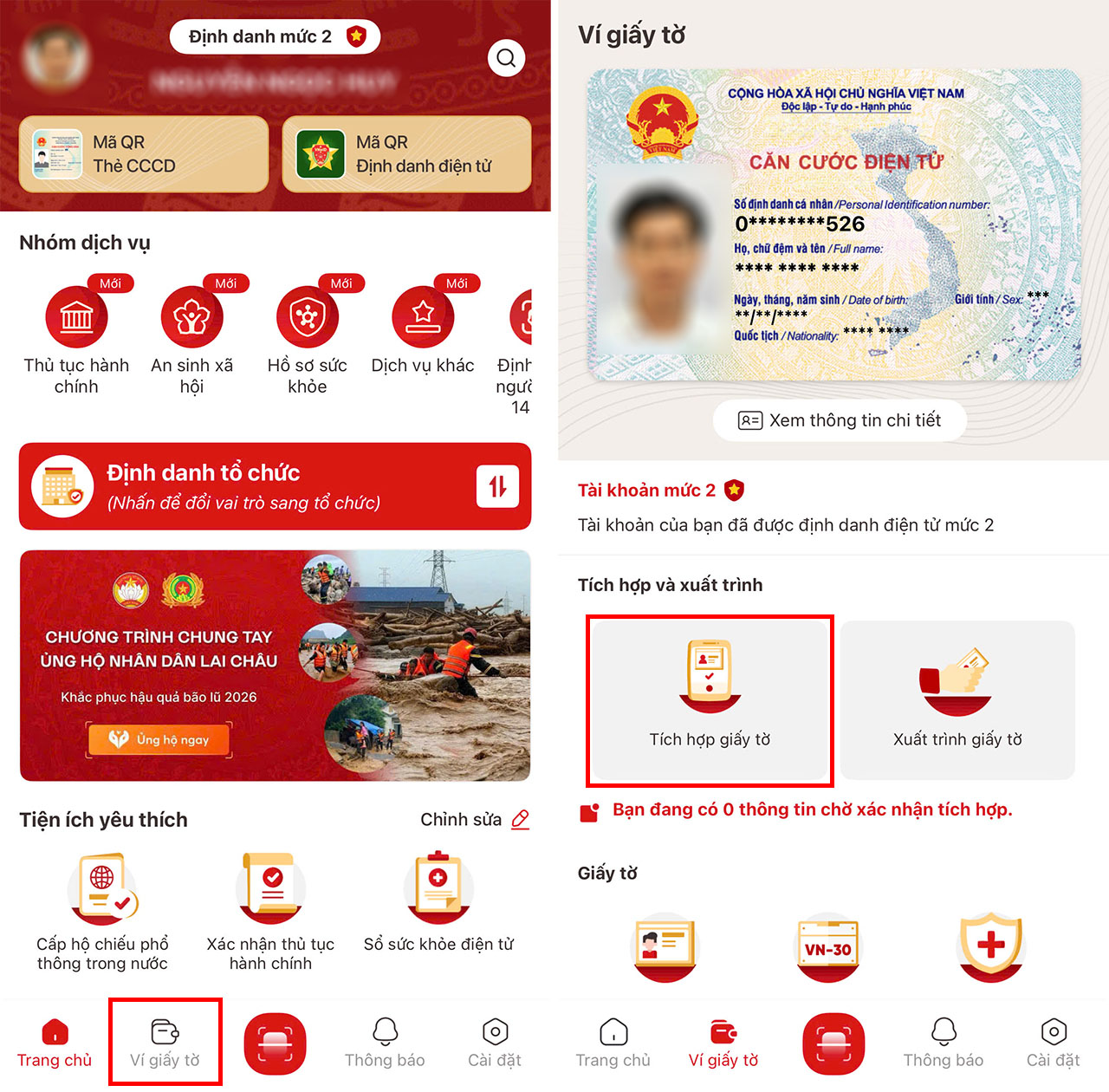 Cách Tích Hợp Thông Tin Trên Vneid