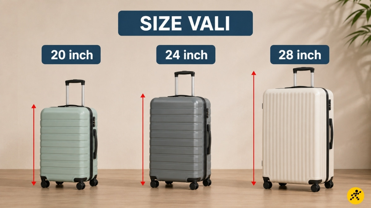 So sánh vali 20, 24 và 28 inch So sánh vali 20, 24 và 28 inch
