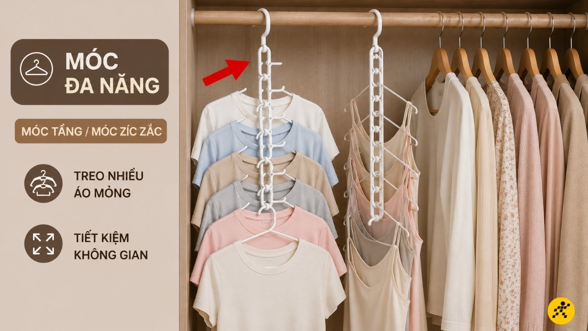 Sử dụng móc đa năng