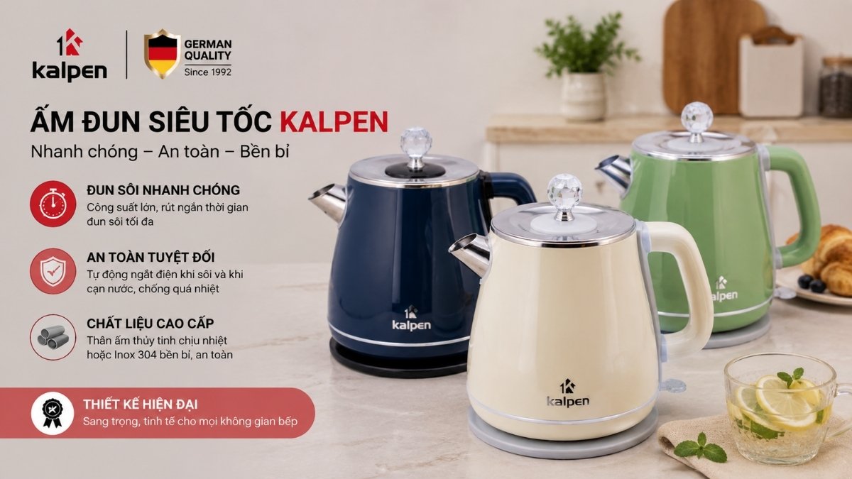 Ấm đun siêu tốc Kalpen