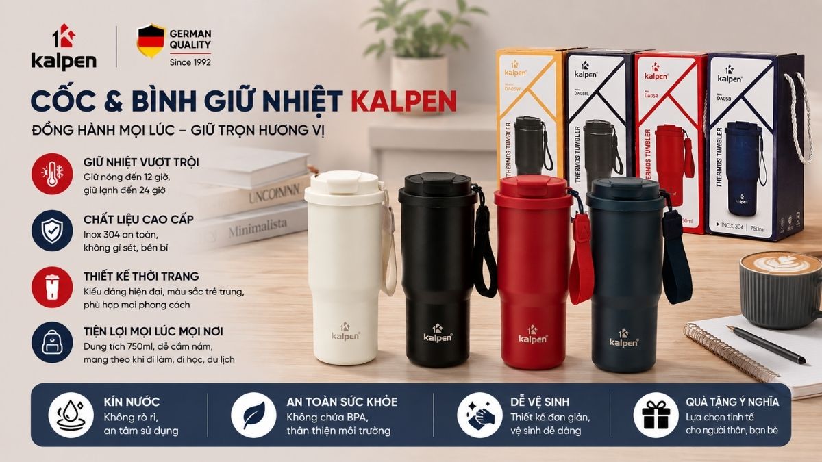 Cốc và Bình giữ nhiệt Kalpen