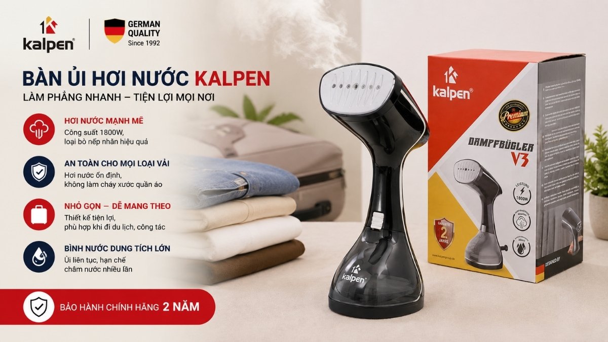 Bàn ủi hơi nước Kalpen