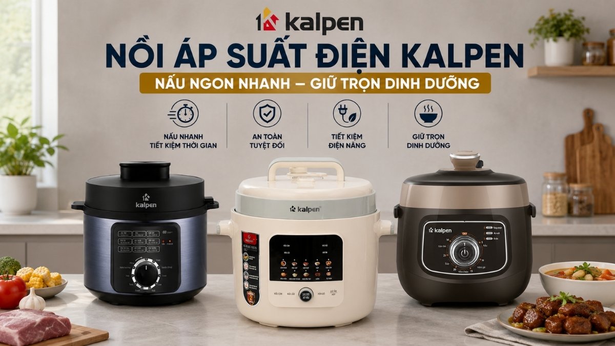 Nồi áp suất điện Kalpen