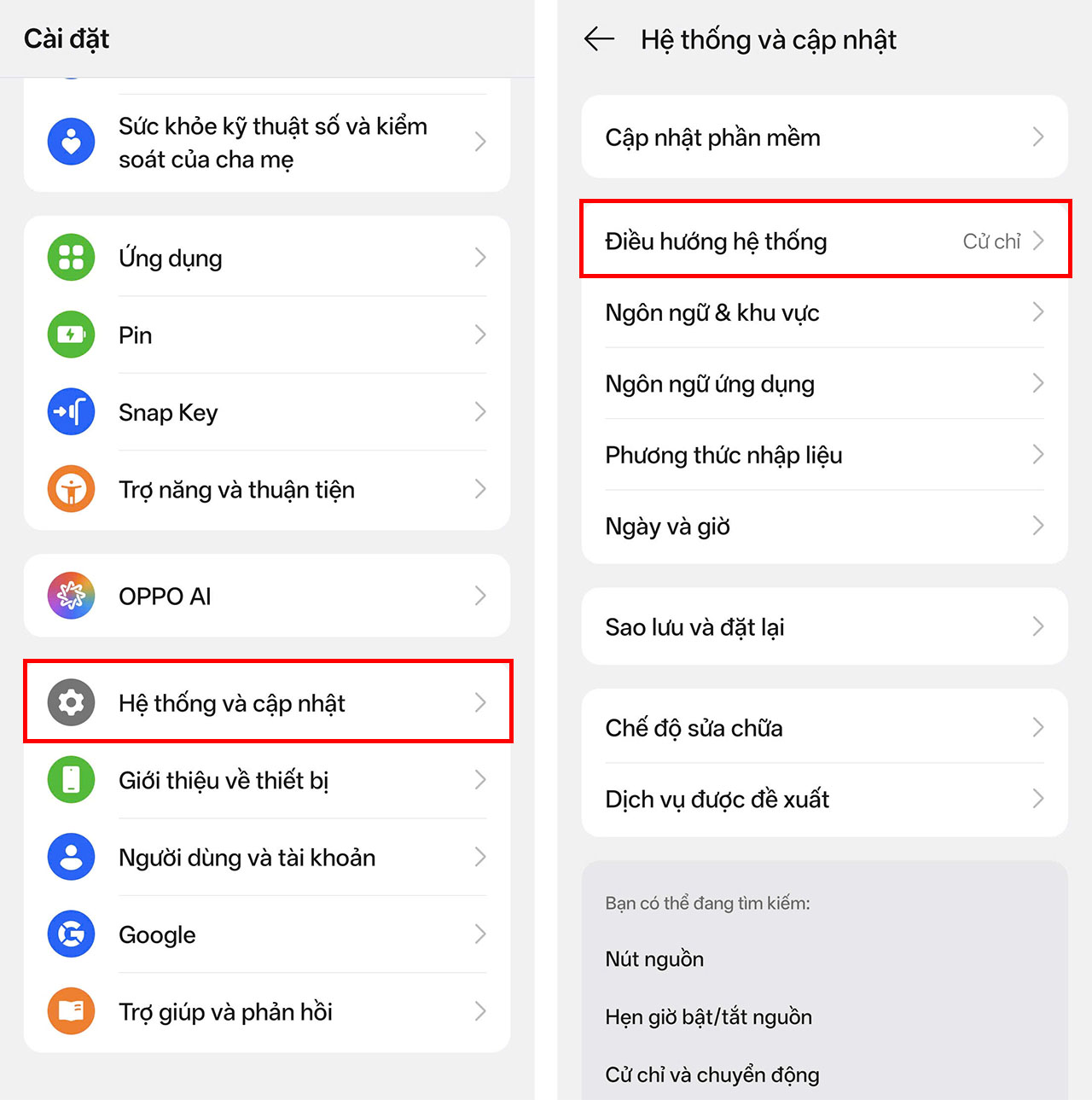 Cách bật hoạt ảnh vuốt trên ColorOS 16 Cách bật hoạt ảnh vuốt trên ColorOS 16