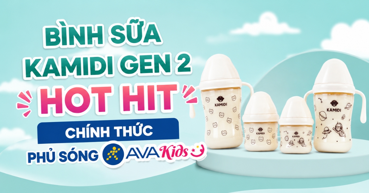 Mua bình sữa Kamidi Gen 2 tại AVAKids