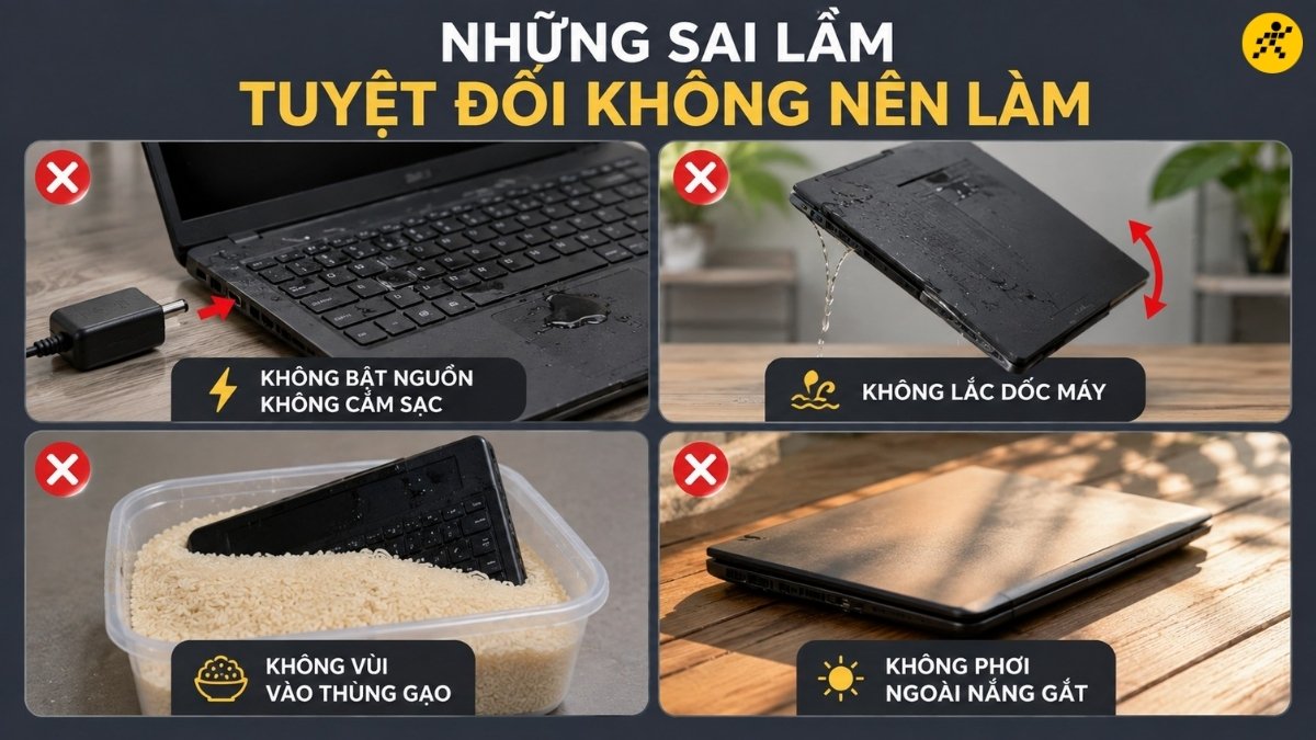Những sai lầm tuyệt đối kh&ocirc;ng n&ecirc;n l&agrave;m