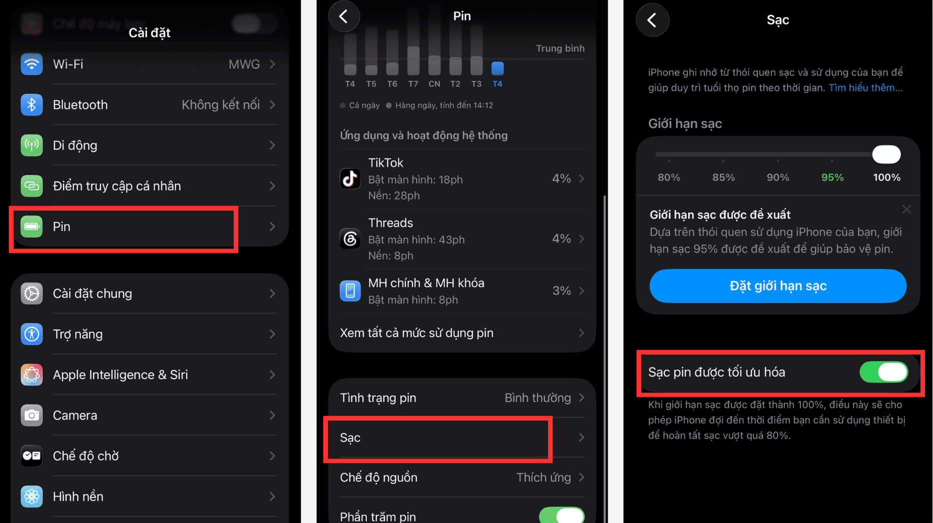 Cách bật tính năng Sạc pin được tối ưu hóa Cách bật tính năng Sạc pin được tối ưu hóa