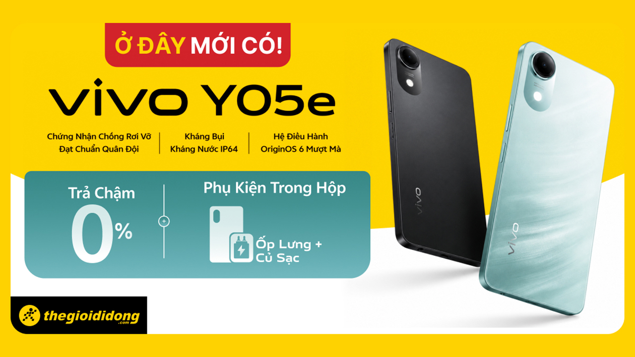 Đăng ký thông tin trúng 05 vivo Y05e