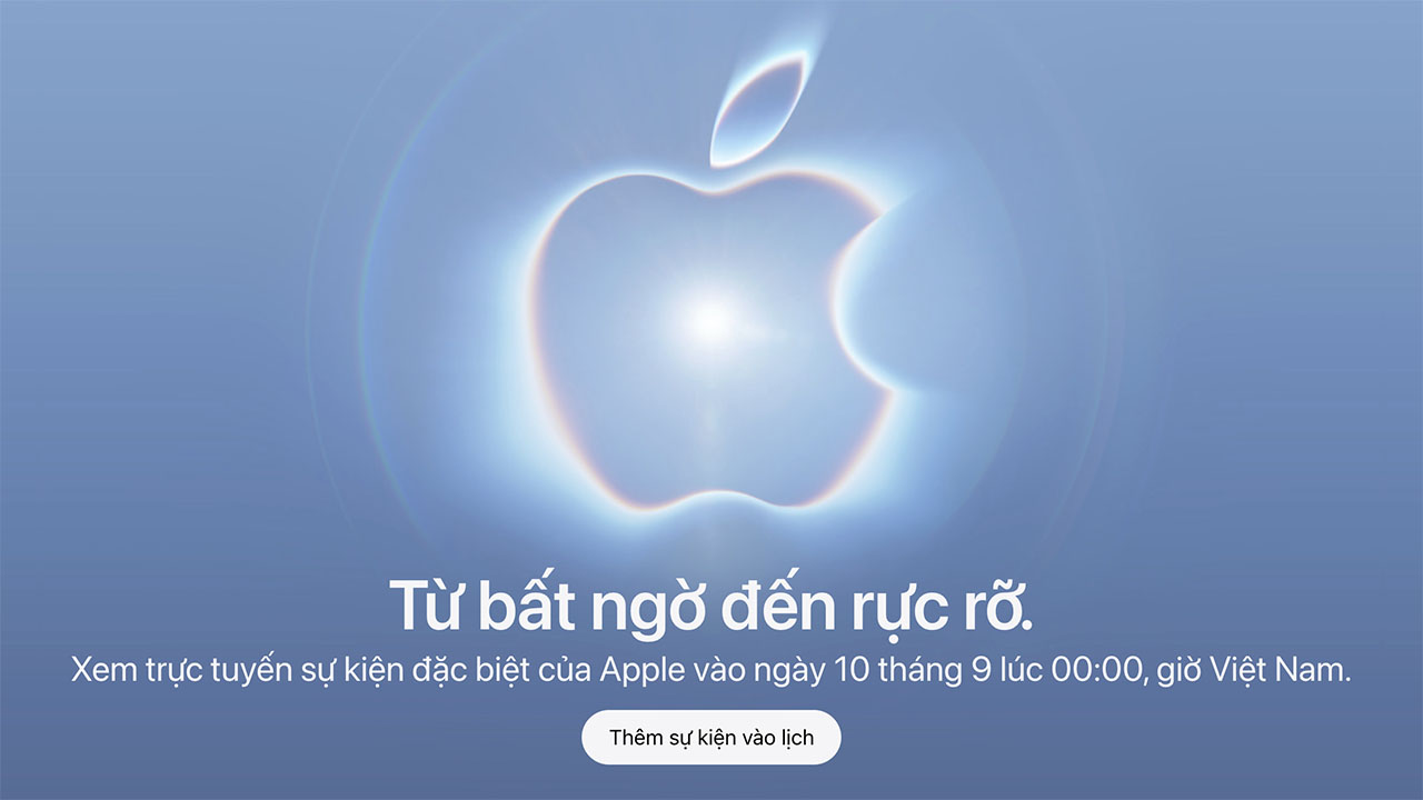 Apple chính thức công bố sự kiện 9/9 Apple chính thức công bố sự kiện 9/9