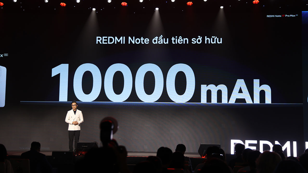 Sự kiện ra mắt Xiaomi Redmi Note 17 series tại Việt Nam