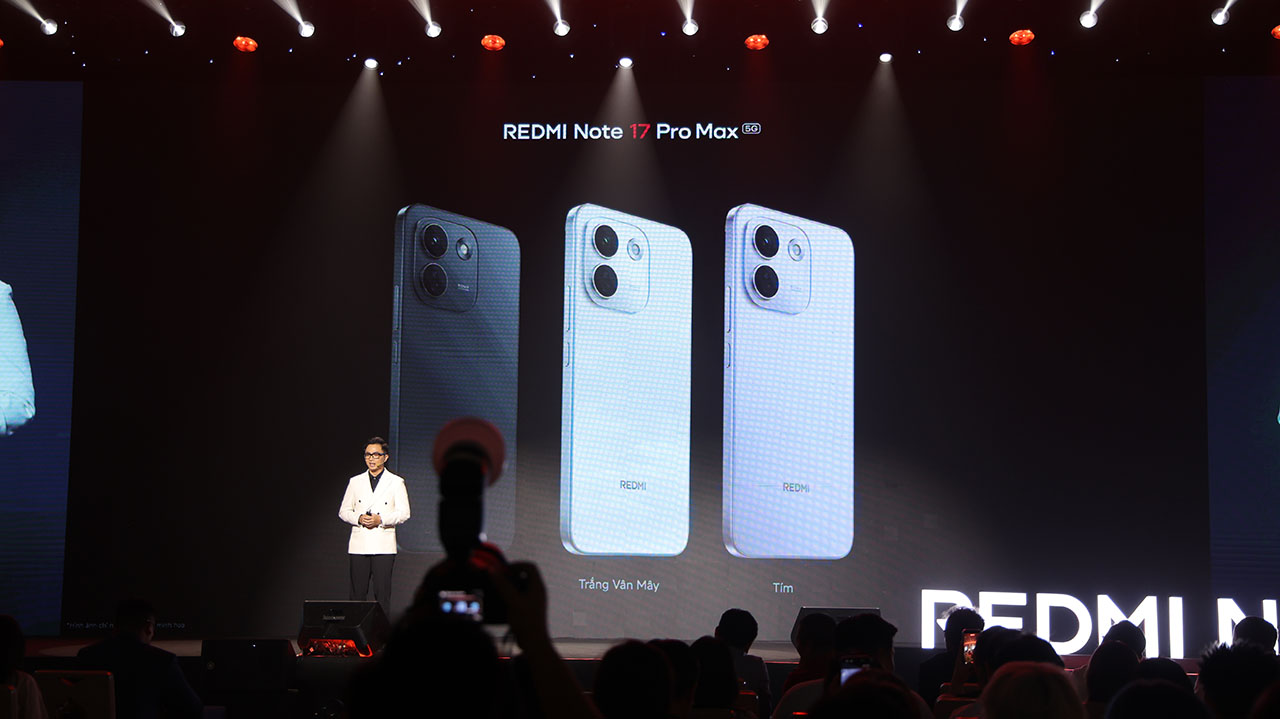 Sự kiện ra mắt Xiaomi Redmi Note 17 series tại Việt Nam