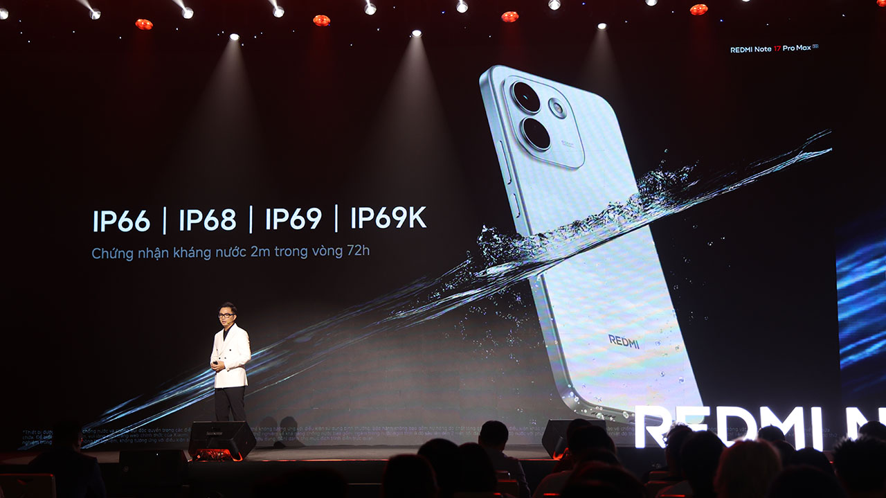 Sự kiện ra mắt Xiaomi Redmi Note 17 series tại Việt Nam