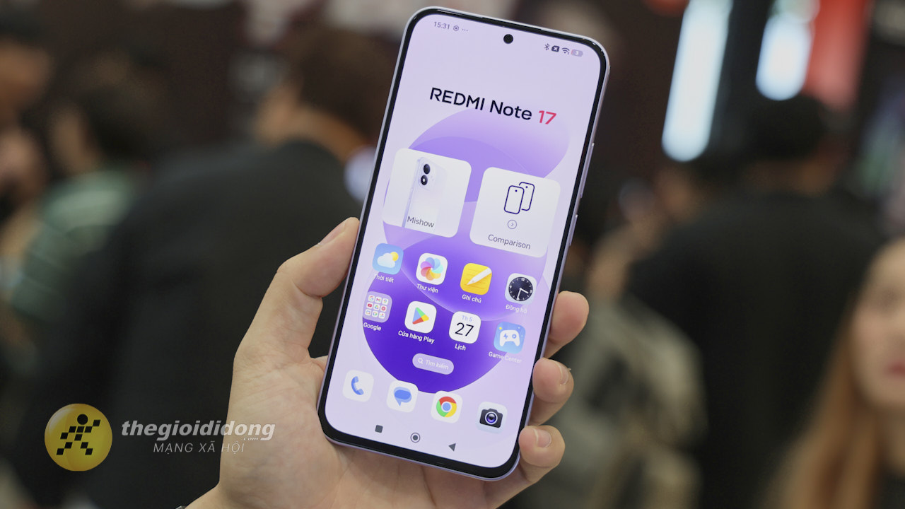 Trên tay Xiaomi Redmi Note 17 4G Trên tay Xiaomi Redmi Note 17 4G