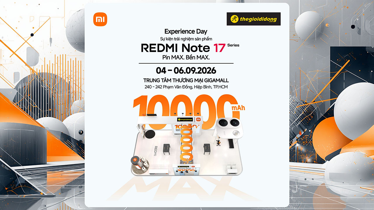 Redmi Note 17 series Experience Day tại Gigamall Redmi Note 17 series Experience Day tại Gigamall