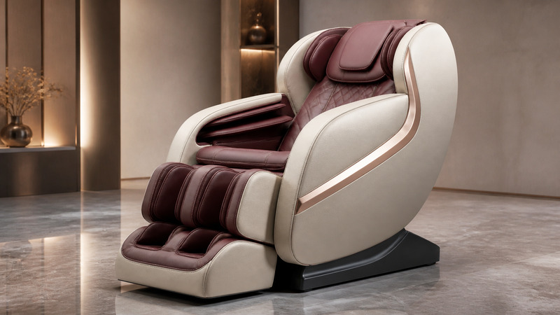 Thiết kế và chất liệu của ghế massage Queen Crown