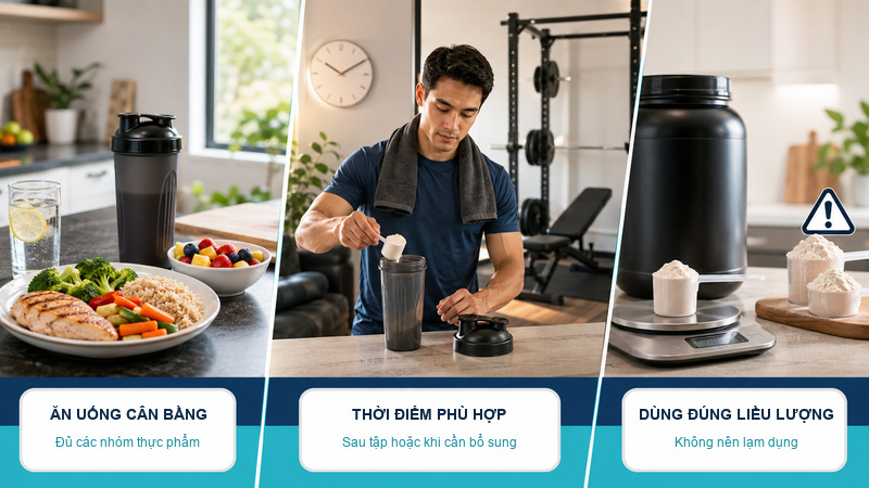 Lưu ý khi sử dụng whey protein để đạt hiệu quả tối ưu Lưu ý khi sử dụng whey protein để đạt hiệu quả tối ưu