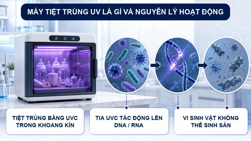 Máy tiệt trùng UV là gì và nguyên lý hoạt động Máy tiệt trùng UV là gì và nguyên lý hoạt động