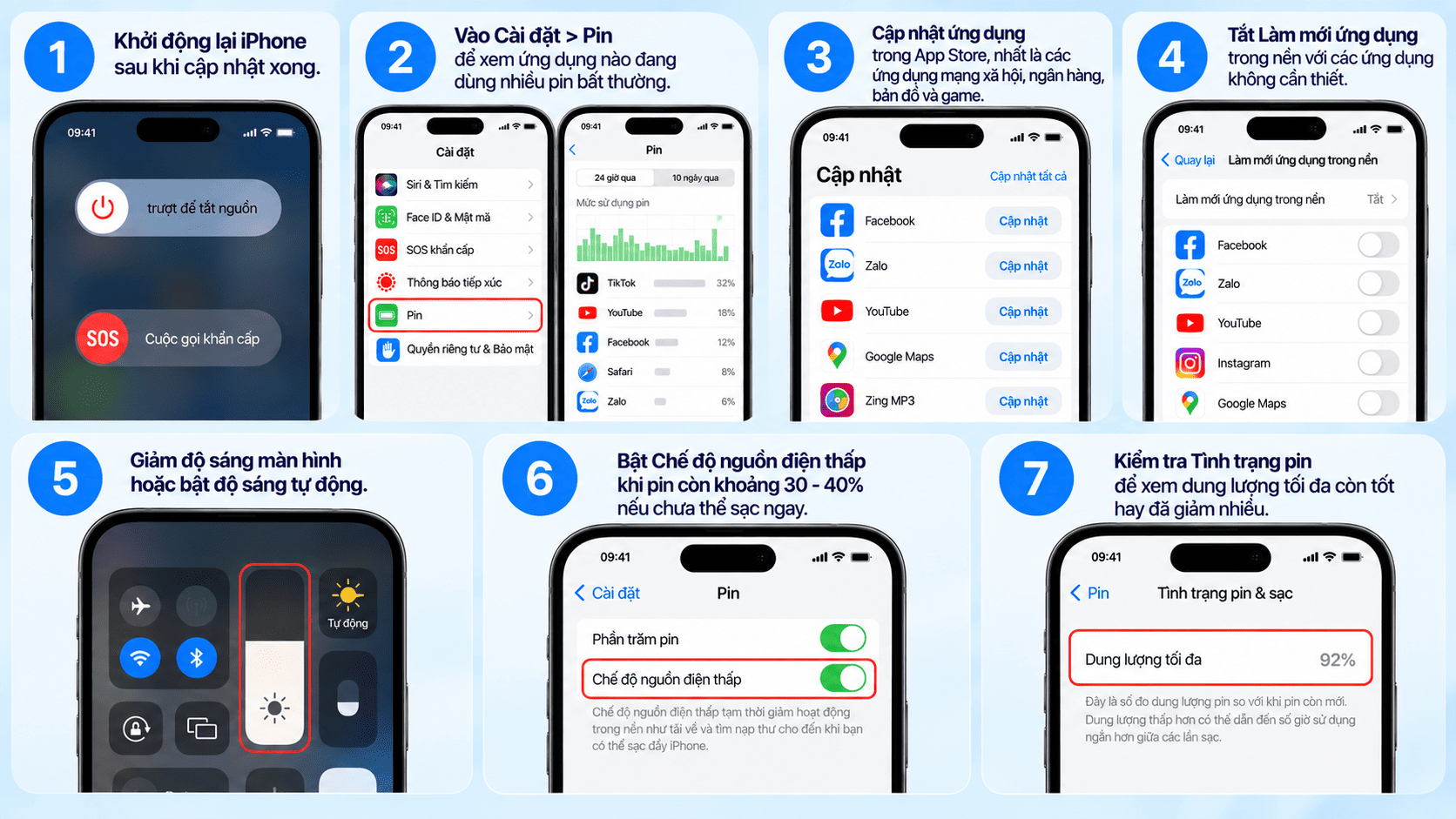 Cách giảm hao pin sau khi cập nhật iOS 26.6.1 Cách giảm hao pin sau khi cập nhật iOS 26.6.1