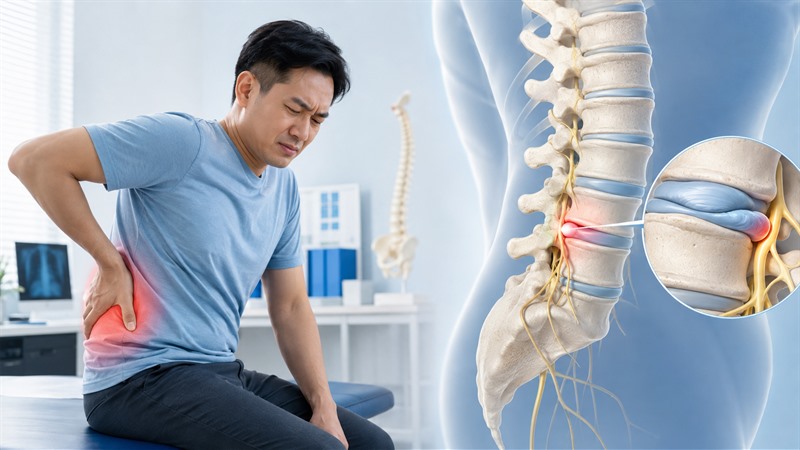 Tìm hiểu về thoát vị đĩa đệm và ảnh hưởng đến sức khỏe Tìm hiểu về thoát vị đĩa đệm và ảnh hưởng đến sức khỏe