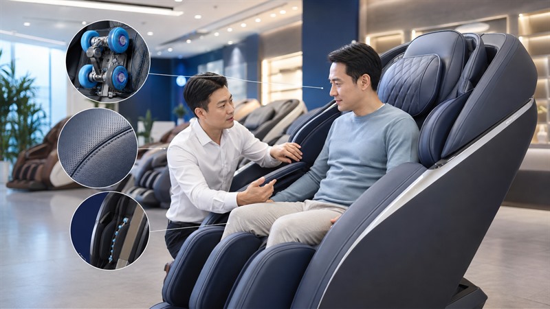Hướng dẫn chọn ghế massage phù hợp cho người thoát vị đĩa đệm Hướng dẫn chọn ghế massage phù hợp cho người thoát vị đĩa đệm