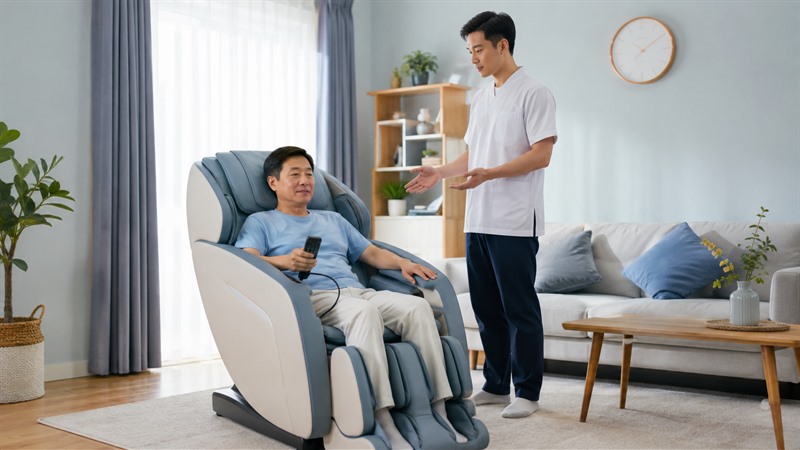 Cách sử dụng ghế massage an toàn và hiệu quả Cách sử dụng ghế massage an toàn và hiệu quả