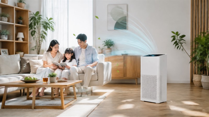 Không khí sạch cho tổ ấm