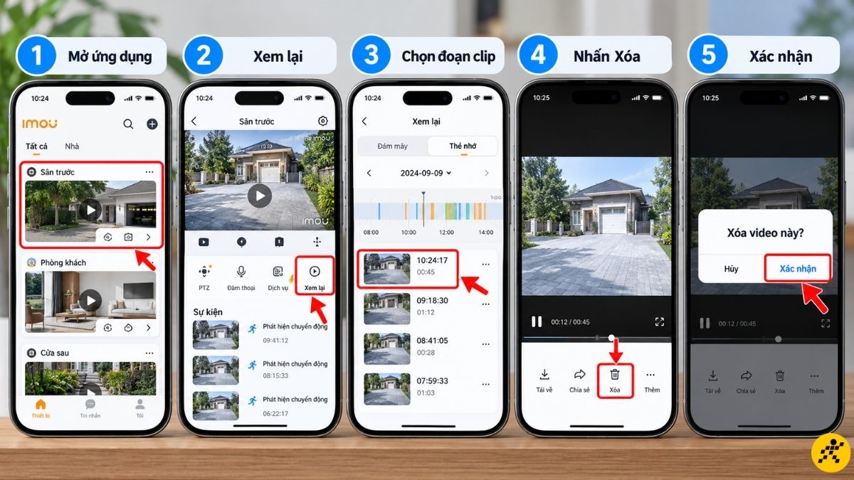Trường hợp ứng dụng hỗ trợ xóa từng clip lẻ Trường hợp ứng dụng hỗ trợ xóa từng clip lẻ