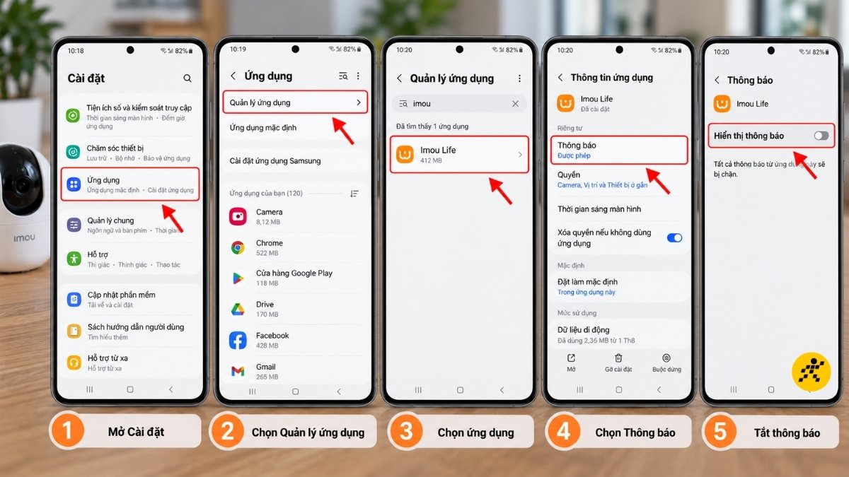 Thao tác trên điện thoại Android Thao tác trên điện thoại Android