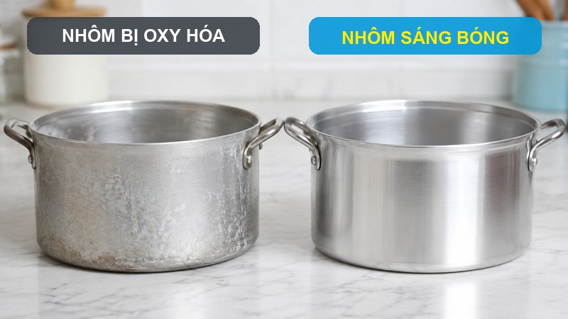 Dấu hiệu đồ nhôm cần bảo quản đặc biệt