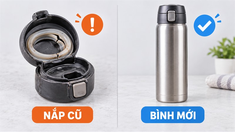 Khi nào nên thay nắp hoặc bình giữ nhiệt