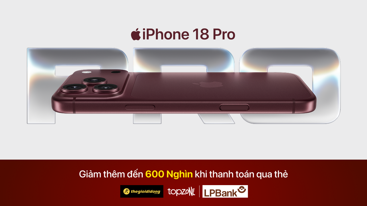 Giảm 600K Khi Mua Iphone 18 Pro Series Với Thẻ Tín Dụng Jcb Lpb